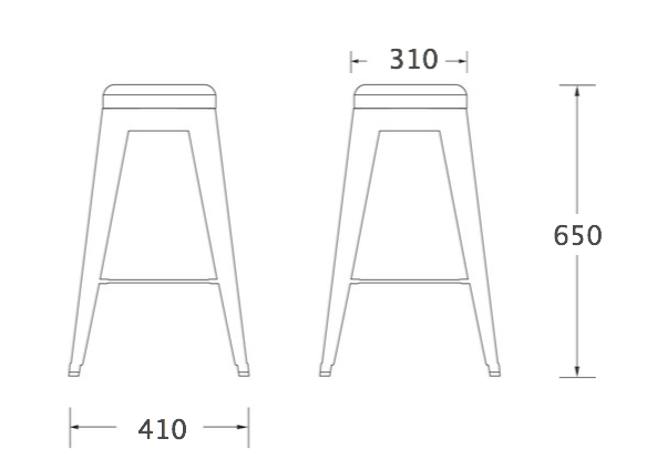 Барный стул Tolix Bar Stool 65 Барный стул Tolix Bar Stool 65 в Челябинске