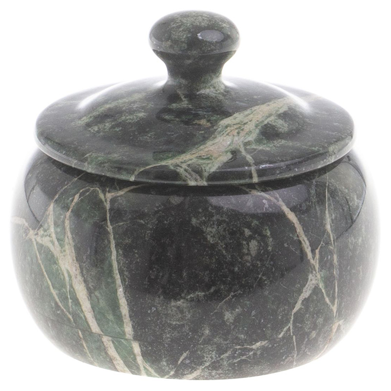 Сахарница из натурального камня Змеевик Stone Sugar Bowls Зеленый Сахарница из натурального камня Змеевик Stone Sugar Bowls Зеленый в Челябинске | Loft Concept