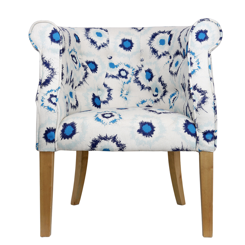 Кресло Laurette Armchair Синий Голубой Кресло Laurette Armchair Синий Голубой в Челябинске | Loft Concept