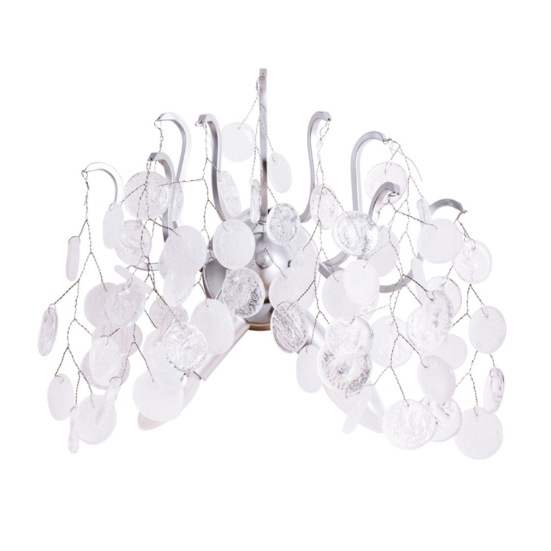 Бра FAIRYTREE Wall Lamp Silver Серебряный Прозрачное Стекло Бра FAIRYTREE Wall Lamp Silver Серебряный Прозрачное Стекло в Челябинске | Loft Concept
