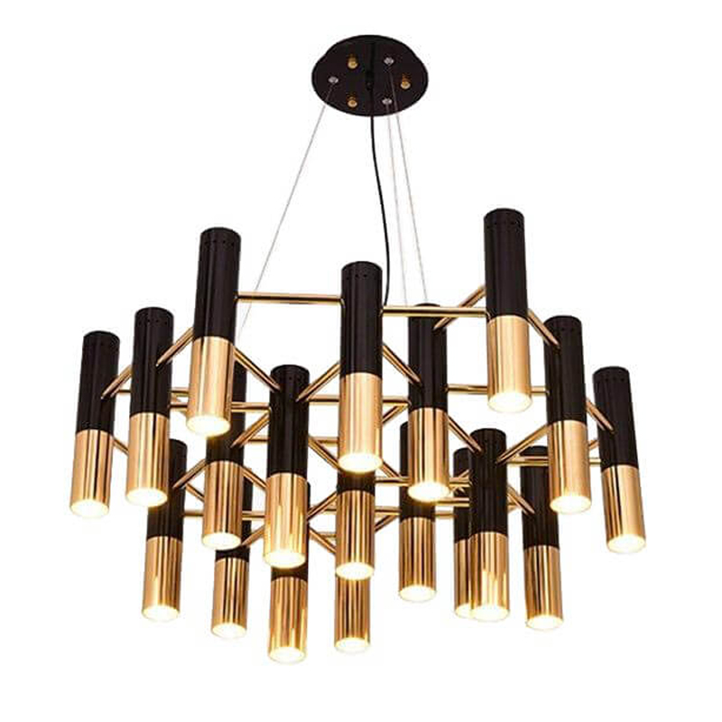 Люстра IKE Delightfull Gold & Black Черный Золотой Люстра IKE Delightfull Gold & Black Черный Золотой в Челябинске | Loft Concept