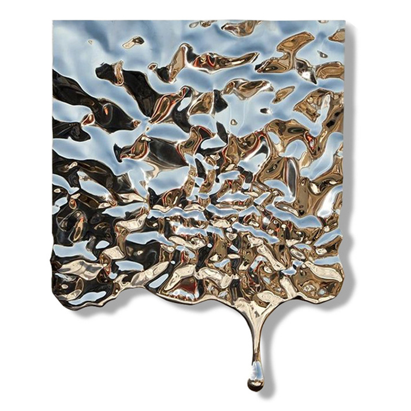 Арт-объект РТУТЬ Abstract Metal Mercury Wave Арт-объект РТУТЬ Abstract Metal Mercury Wave в Челябинске | Loft Concept