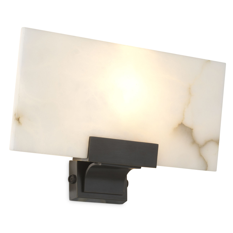 Бра Eichholtz Wall Lamp Zen Темная бронза Белый Бра Eichholtz Wall Lamp Zen Темная бронза Белый в Челябинске | Loft Concept