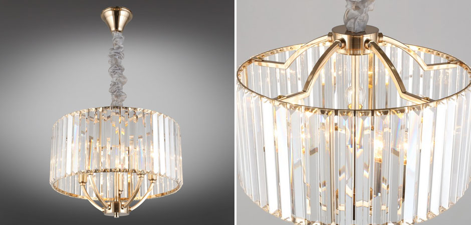 Хрустальная Люстра Glass Strips Gold Хрустальная Люстра Glass Strips Gold - Loft-Concept в Челябинске