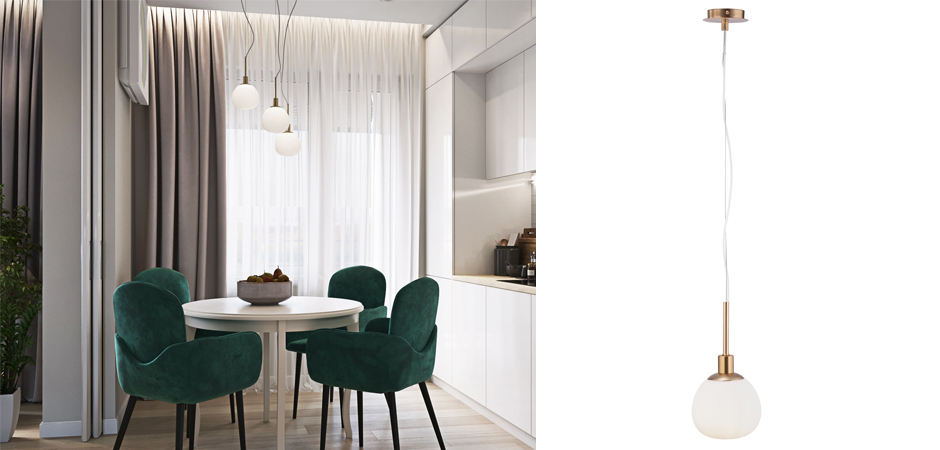 Подвесной светильник Tiepolo Ball Pendant Gold Подвесной светильник Tiepolo Ball Pendant Gold - Loft-Concept в Челябинске