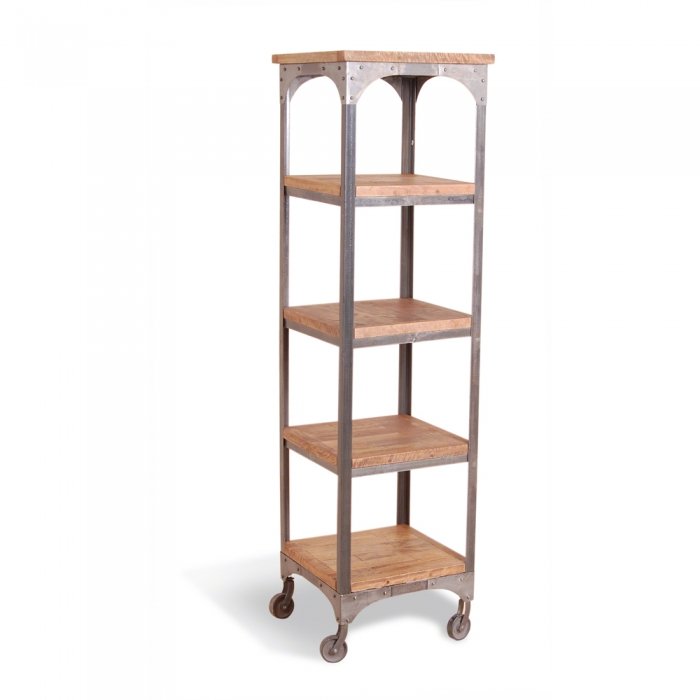 Стеллаж Industrial Metal Rust 5 Layer Corner Shelf Стеллаж Industrial Metal Rust 5 Layer Corner Shelf в Челябинске | Loft Concept