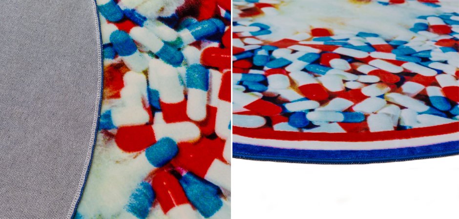 Ковер Seletti Round Rug Cat Ковер Seletti Round Rug Cat - Loft-Concept в Челябинске