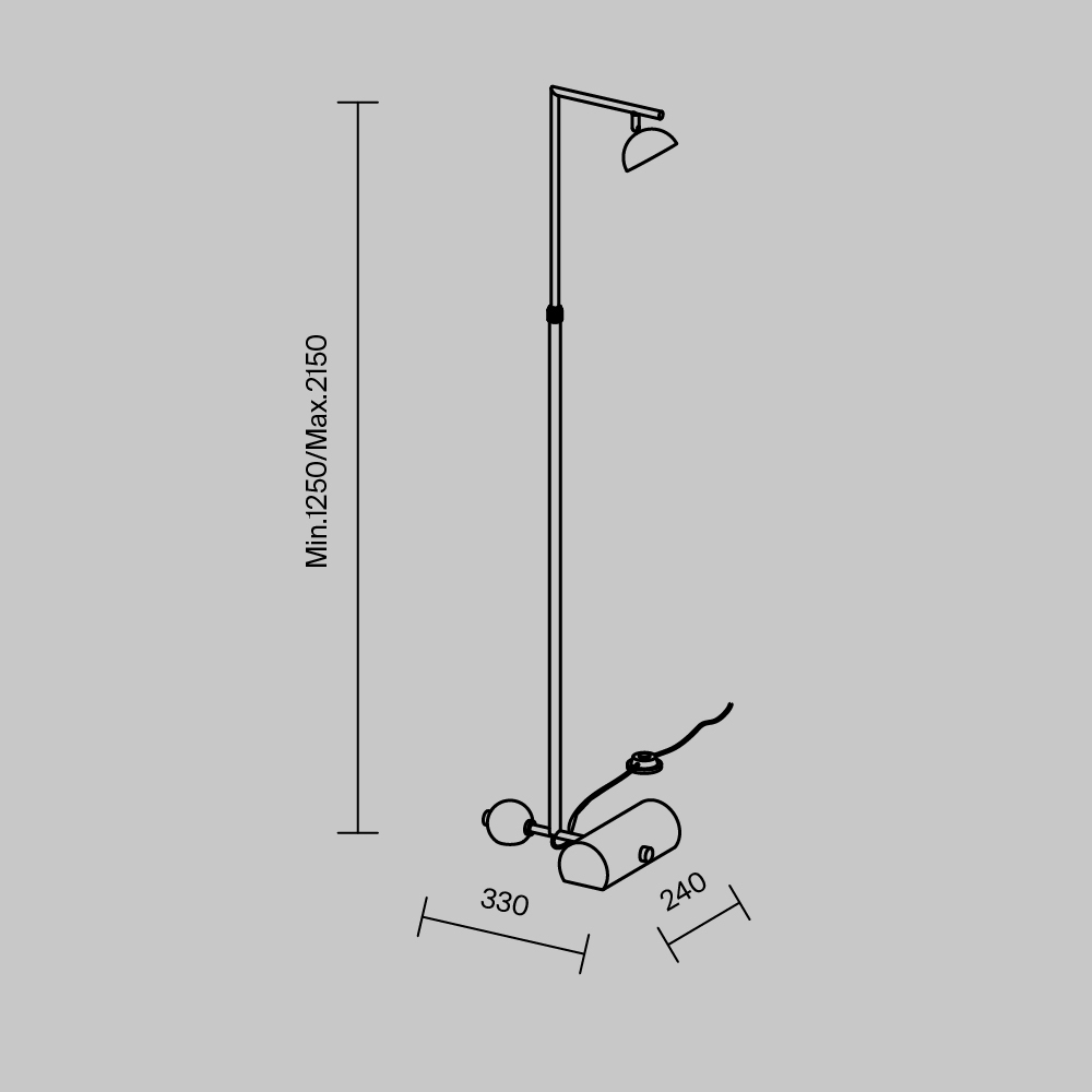 Напольный светильник Pikant 3000К 13Вт в Челябинске