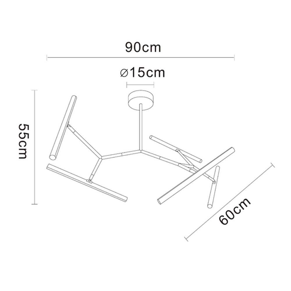 Люстра на штанге Geometry Люстра на штанге Geometry в Челябинске