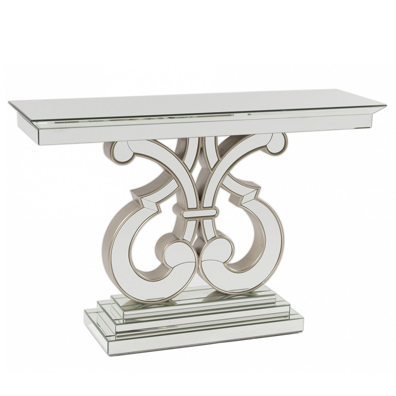 Консоль Mirrored Patterned Console Зеркало Консоль Mirrored Patterned Console Зеркало в Челябинске | Loft Concept