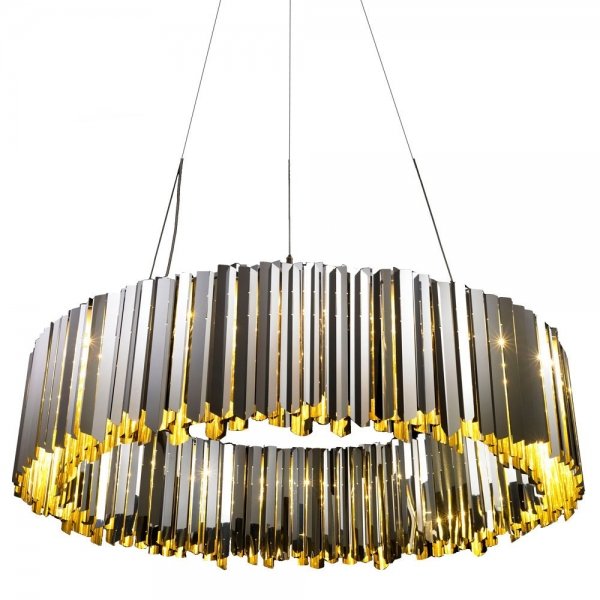 Люстра Grace Lightning Facet Chandelier Глянцевое золото Хром Черный Белый в Челябинске | Loft Concept 