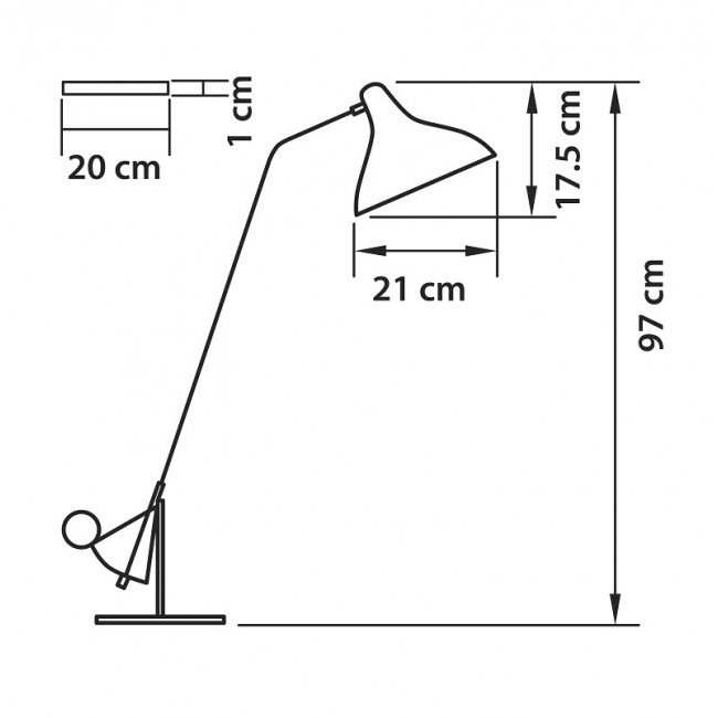 Настольная лампа Lampara Table Lamp Настольная лампа Lampara Table Lamp в Челябинске