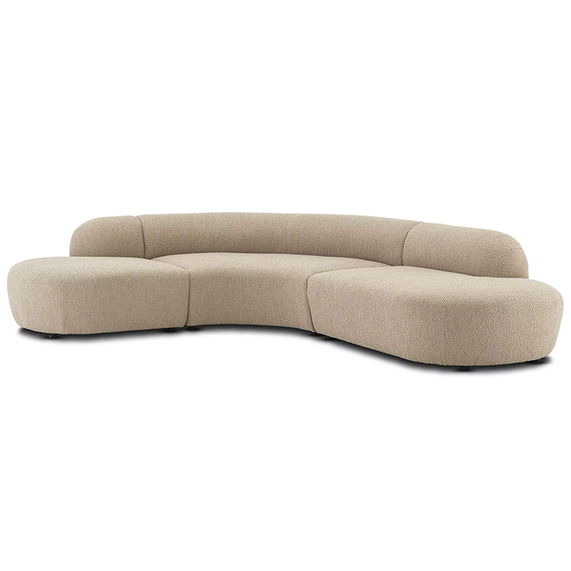 Диван Eichholtz Sofa Bjorn Boucle Sand Песочный в Челябинске | Loft Concept 