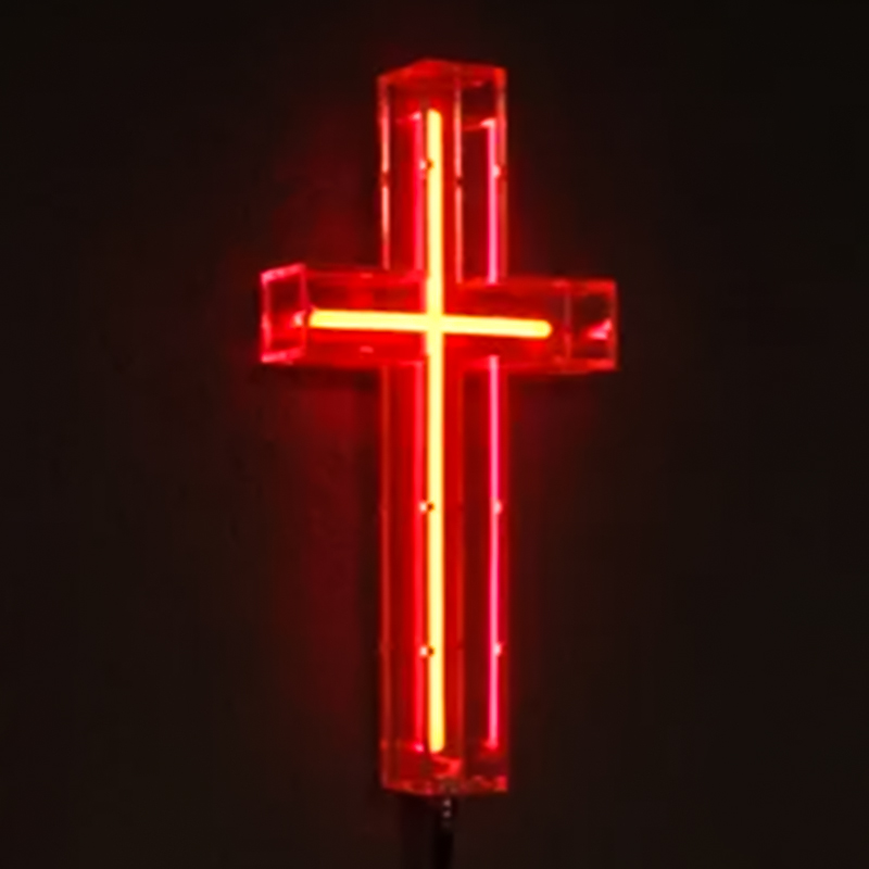 Неоновая настенная лампа Red Cross Neon Wall Lamp Красный Прозрачный Неоновая настенная лампа Red Cross Neon Wall Lamp Красный Прозрачный в Челябинске | Loft Concept
