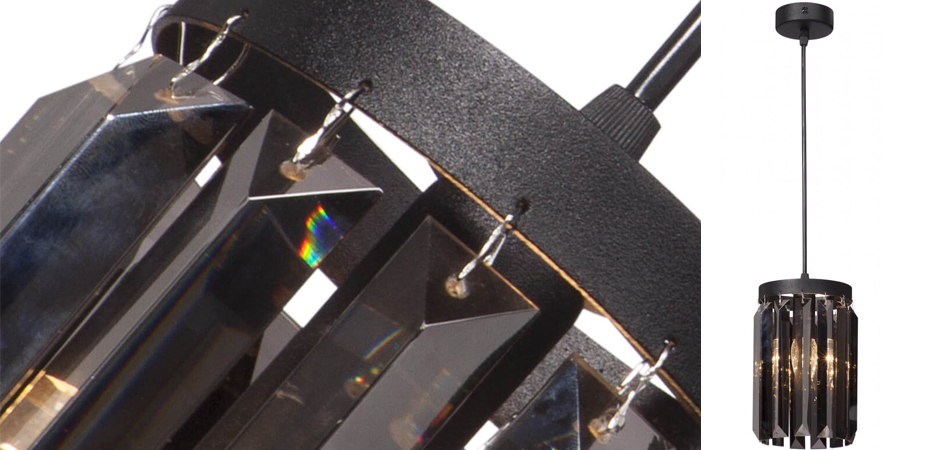 Светильник ODEON Smok Glass Pendant lamp Стекло Смок D 12 Светильник ODEON Smok Glass Pendant lamp Стекло Смок D 12 - Loft-Concept в Челябинске