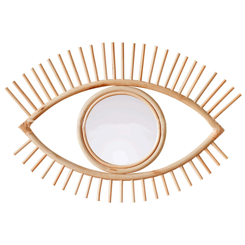 Зеркало Eye Wicker Mirror Древесина Зеркало Eye Wicker Mirror Древесина в Челябинске | Loft Concept
