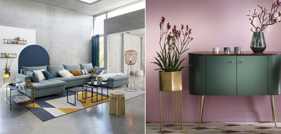 Ваза Vase On A Metal Stand Brass Ваза Vase On A Metal Stand Brass - Loft-Concept в Челябинске