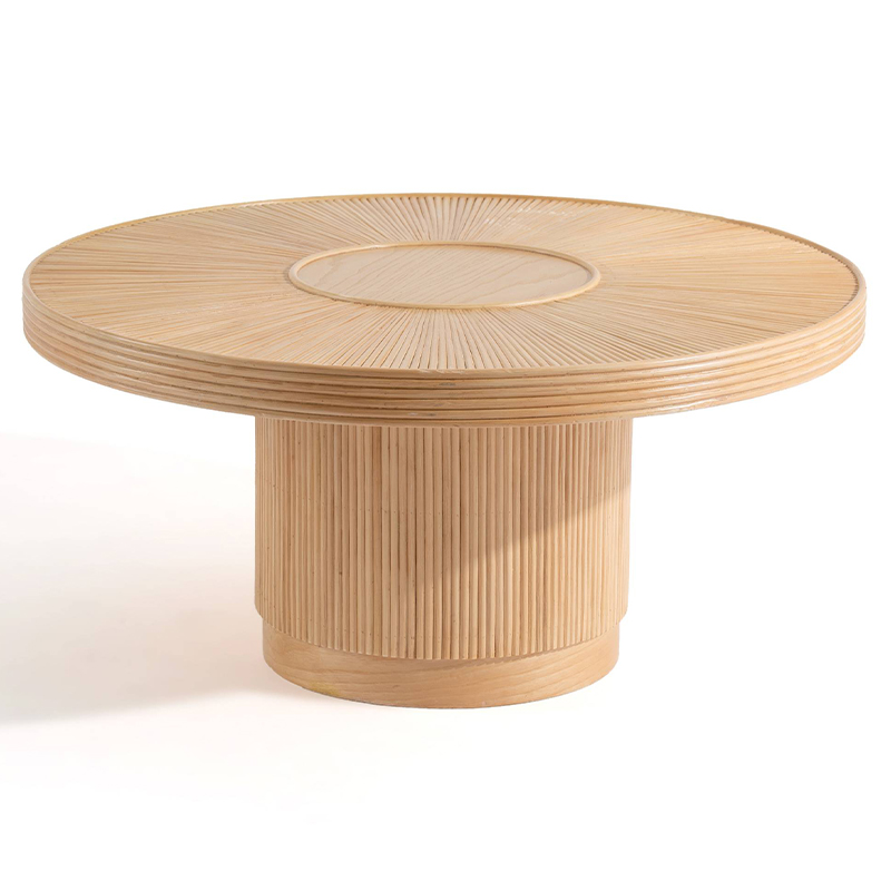 Кофейный стол Randi Wicker Coffee Table Светлый дуб в Челябинске | Loft Concept 