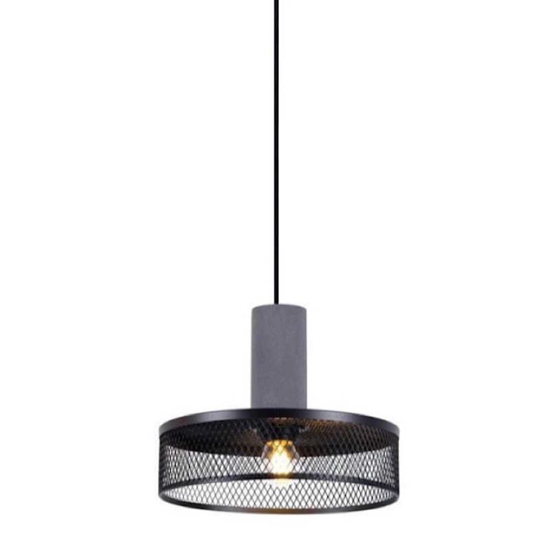Подвесной светильник Loft Black Riveted Mesh Lighting Серый Черный матовый Подвесной светильник Loft Black Riveted Mesh Lighting Серый Черный матовый в Челябинске | Loft Concept