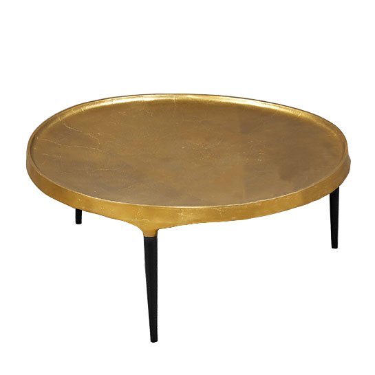 Кофейный стол Brass Stains Table Латунь Черный Кофейный стол Brass Stains Table Латунь Черный в Челябинске | Loft Concept