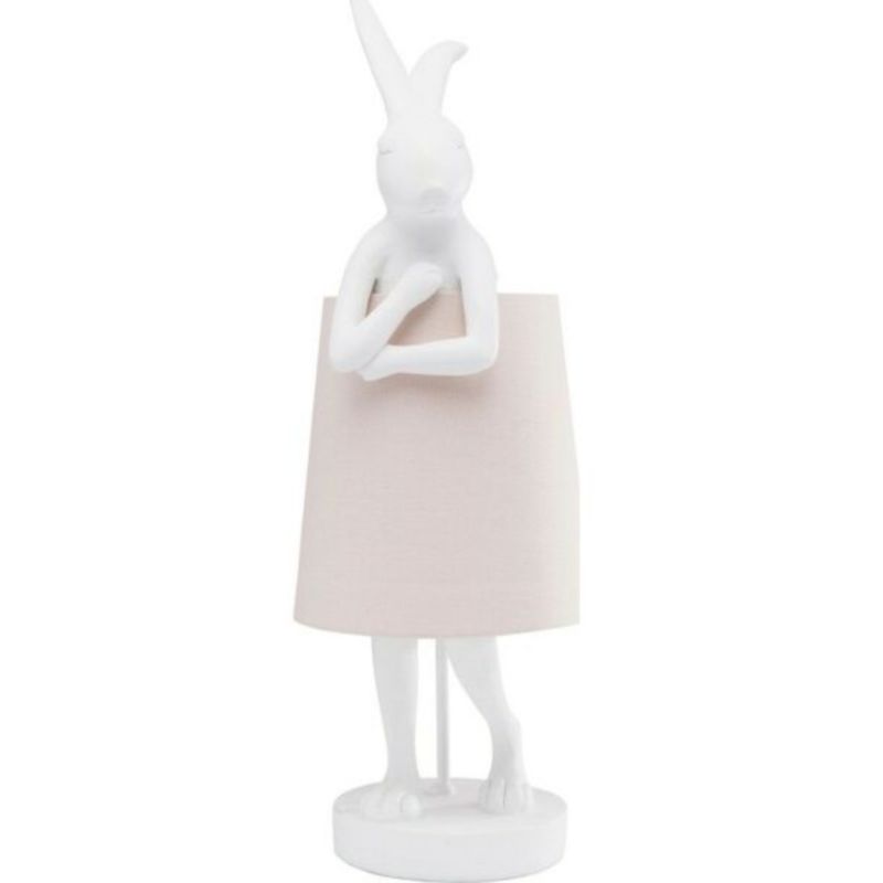 Настольная лампа The White Hare Розовый Белый Настольная лампа The White Hare Розовый Белый в Челябинске | Loft Concept