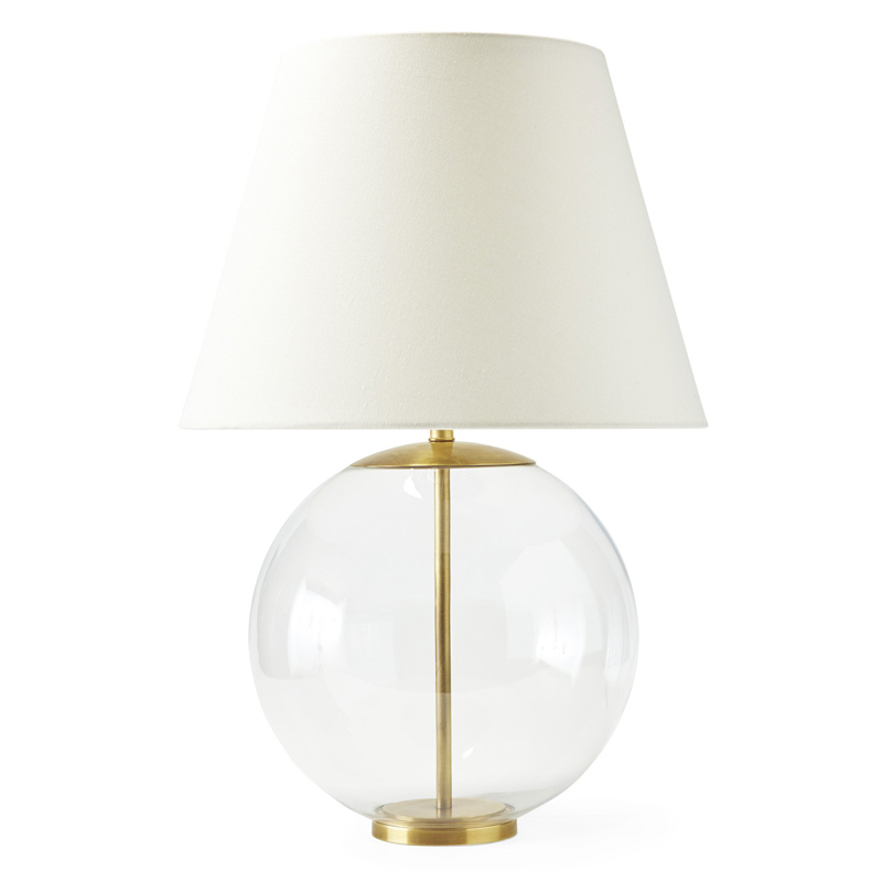 Настольная лампа Emory Table Lamp Gold Золотой Прозрачный (Transparent) Белый Настольная лампа Emory Table Lamp Gold Золотой Прозрачный (Transparent) Белый в Челябинске | Loft Concept