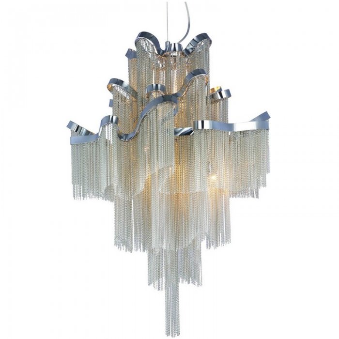 Люстра Stream Chandelier White Белый Люстра Stream Chandelier White Белый в Челябинске | Loft Concept