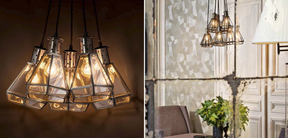 Подвесной светильник Eichholtz Hanging Lamp Polygon - Loft-Concept в Челябинске