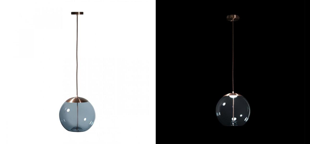 Подвесной светильник Brokis KNOTl PC1035 Голубое стекло - фото №2