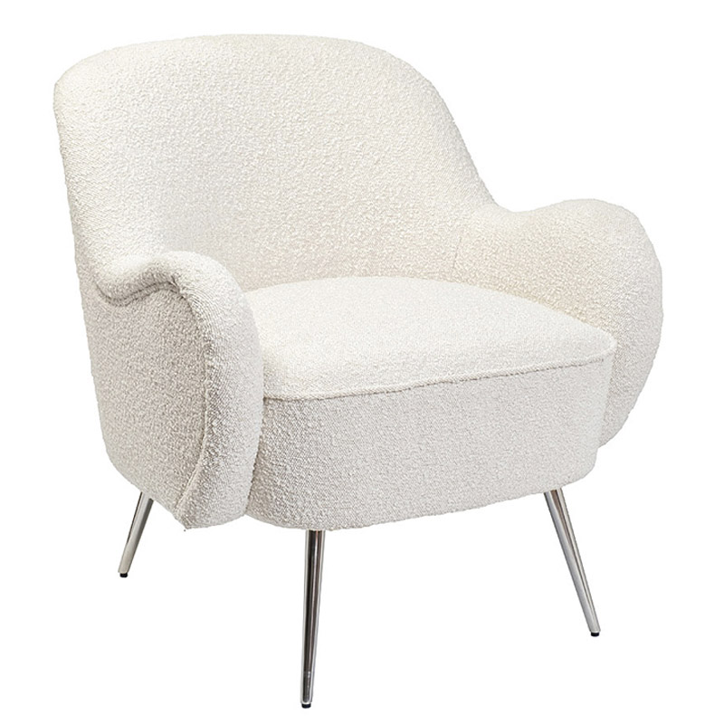Кресло Boucle Choli Armchair Кремовый Кресло Boucle Choli Armchair Кремовый в Челябинске | Loft Concept