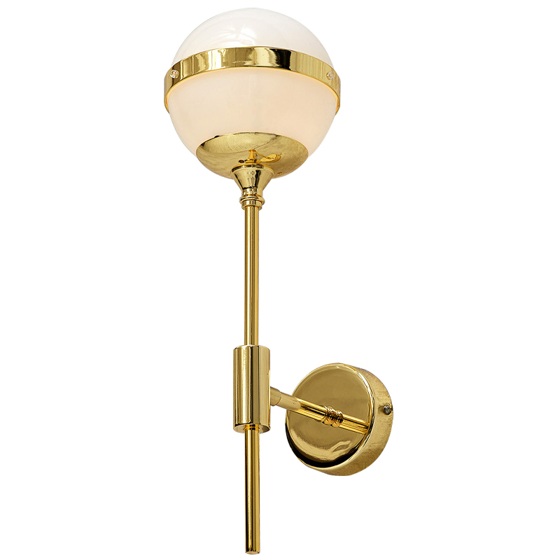 Бра Peggy Futura Gold Wall Lamp Золотой Белый Бра Peggy Futura Gold Wall Lamp Золотой Белый в Челябинске | Loft Concept