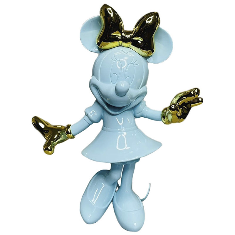 Статуэтка Минни Маус голубого цвета Minnie Mouse Blue Figurine Голубой Статуэтка Минни Маус голубого цвета Minnie Mouse Blue Figurine Голубой в Челябинске | Loft Concept