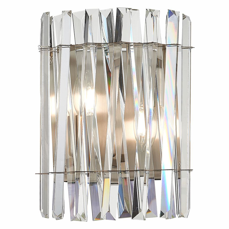 Бра Kaeden Glass Wall Lamp Прозрачный Никель Бра Kaeden Glass Wall Lamp Прозрачный Никель в Челябинске | Loft Concept