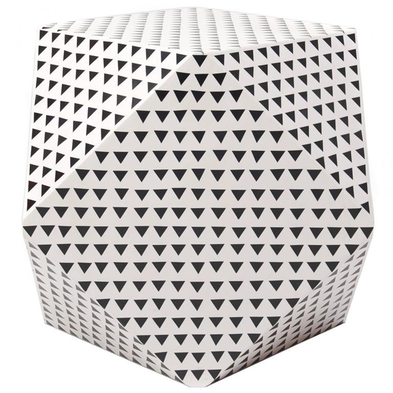 Triangular Black and White Geometric side table Черно-белый в Челябинске | Loft Concept 