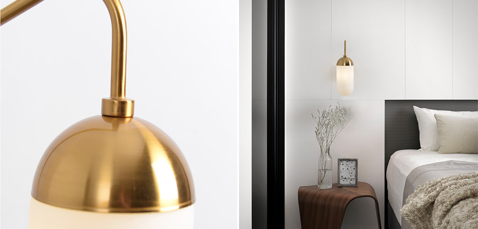 Бра Pelle Sconce short Gooseneck Clear Shade Бра Pelle Sconce short Gooseneck Clear Shade - Loft-Concept в Челябинске