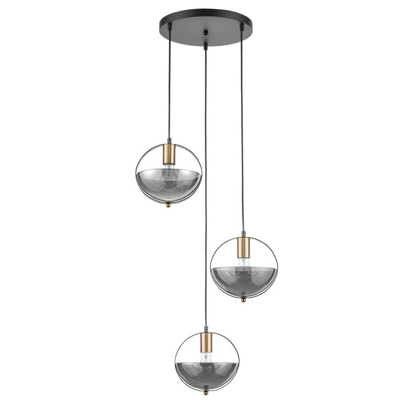 Люстра Gervais Chandelier smoky Дымчатый (Smoke) Черный Люстра Gervais Chandelier smoky Дымчатый (Smoke) Черный в Челябинске | Loft Concept