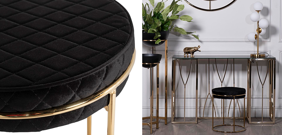 Пуф Rhombus Velours Black Пуф Rhombus Velours Black - Loft-Concept в Челябинске