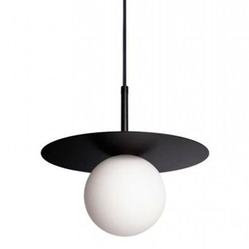 Подвесной светильник MATISSE Black 25 см Белый Черный Подвесной светильник MATISSE Black 25 см Белый Черный в Челябинске | Loft Concept