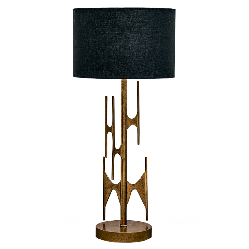Настольная лампа Flabanico Table lamp Винтажная латунь Черный Настольная лампа Flabanico Table lamp Винтажная латунь Черный в Челябинске | Loft Concept