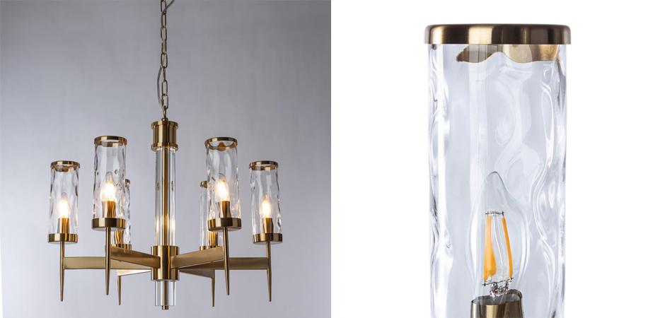 Люстра Brass Wheel Small в Американском стиле Люстра Brass Wheel Small в Американском стиле - Loft-Concept в Челябинске