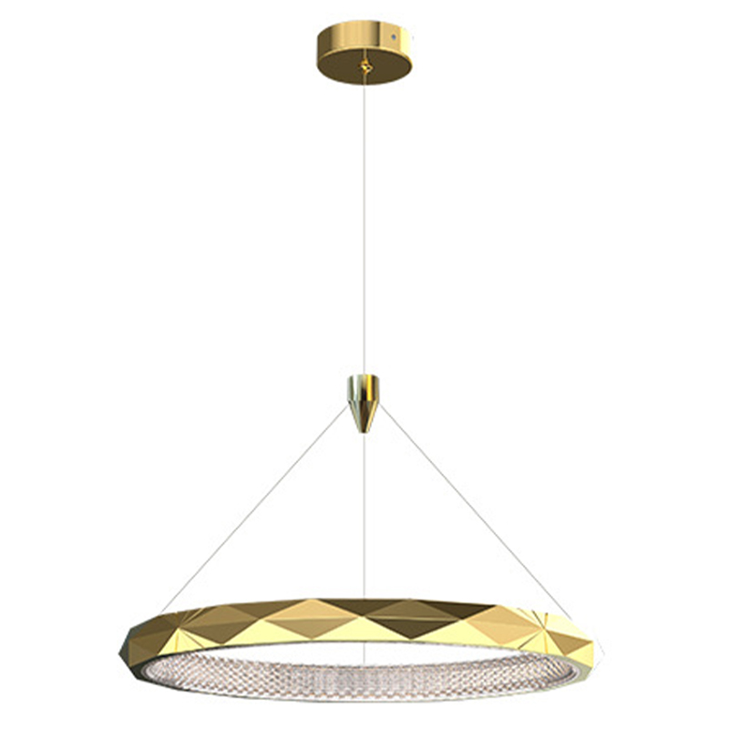 Люстра Horizontal Ring Gold Chandelier Золотой в Челябинске | Loft Concept 
