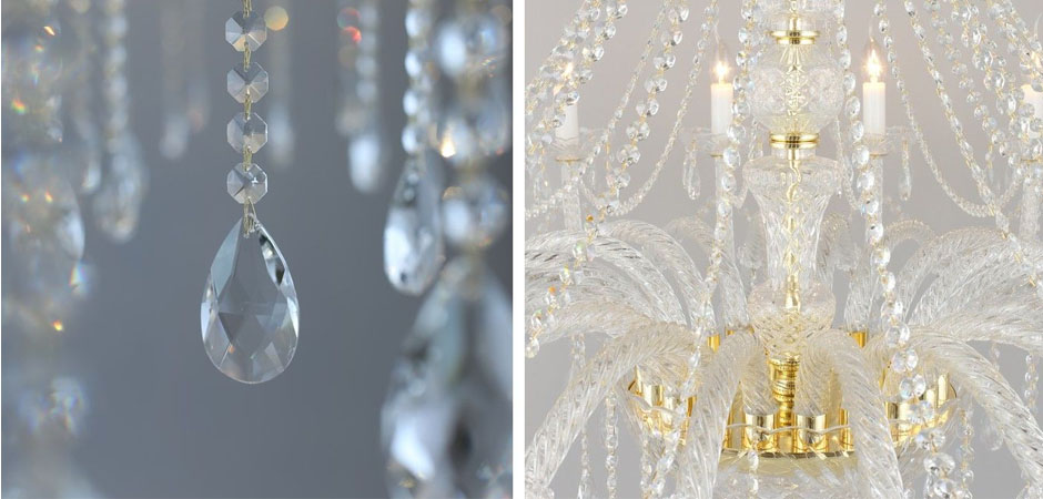 Хрустальная Люстра Crystal Feathers Золотая Хрустальная Люстра Crystal Feathers Золотая - Loft-Concept в Челябинске