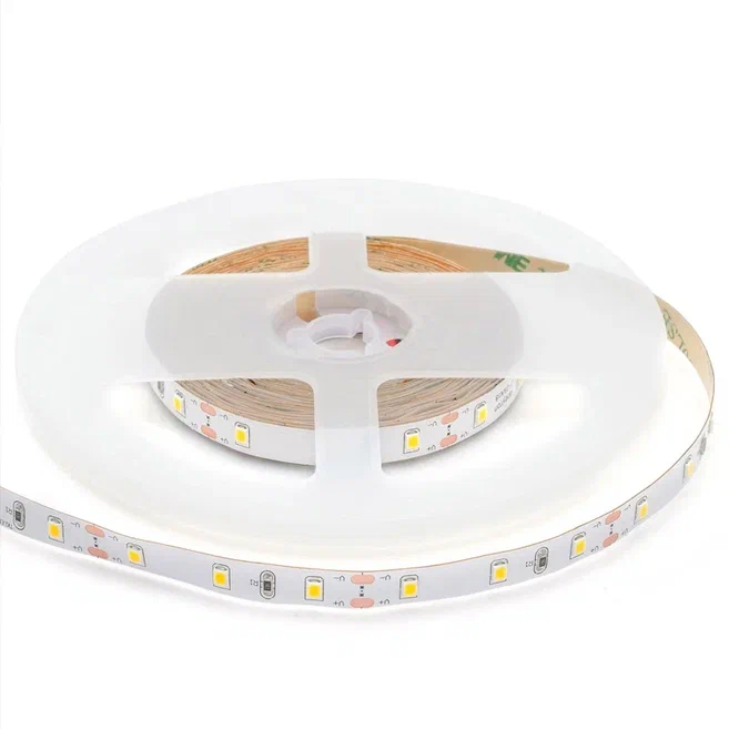 Комплект светодиодная лента 4,8W/m 60LED/m 3528SMD теплый белый с адаптером Белый Комплект светодиодная лента 4,8W/m 60LED/m 3528SMD теплый белый с адаптером Белый в Челябинске | Loft Concept