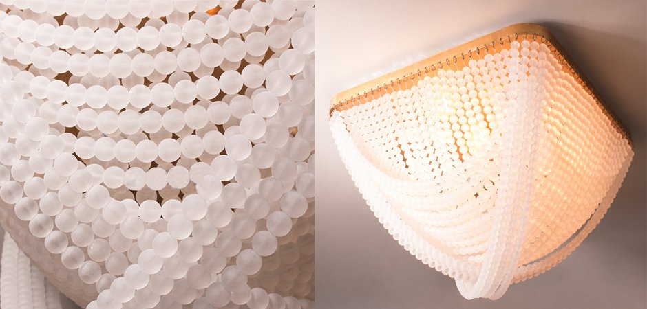 Люстра Cockle beaded ball ceiling lamp Люстра Cockle beaded ball ceiling lamp - Loft-Concept в Челябинске