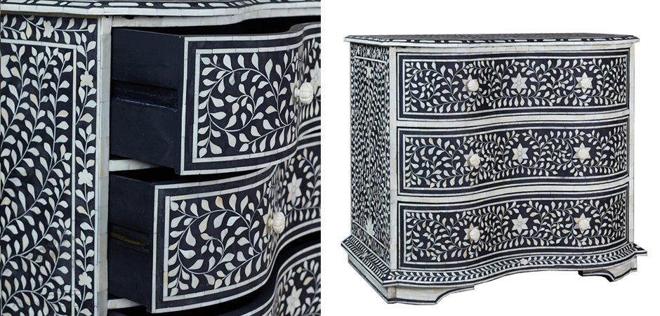 Комод Inlaid Bone Stars And Waves Комод Inlaid Bone Stars And Waves - Loft-Concept в Челябинске