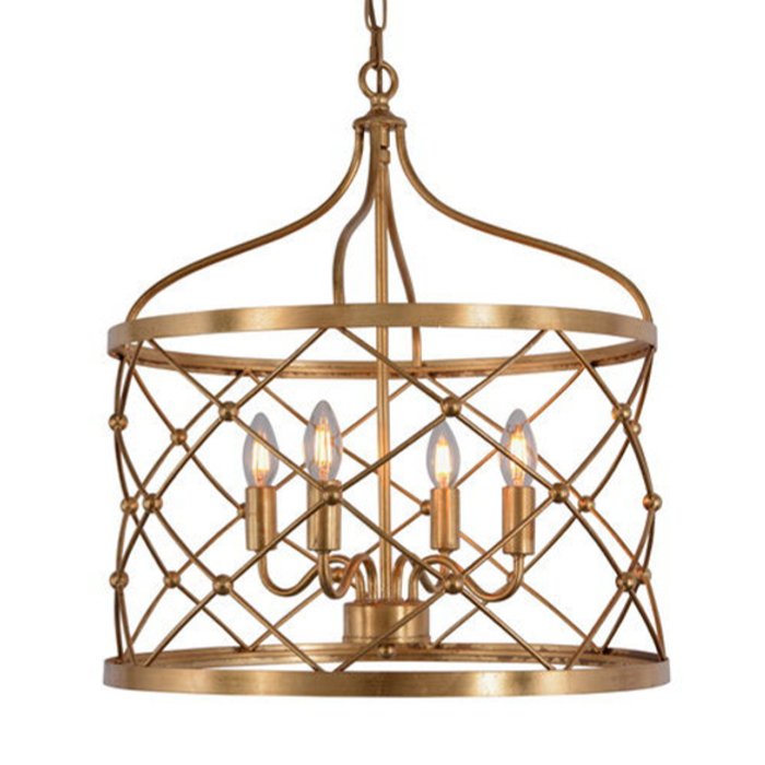 Подвесные светильники Lantern Golden Net L Pendant lamp Золотой Подвесные светильники Lantern Golden Net L Pendant lamp Золотой в Челябинске | Loft Concept