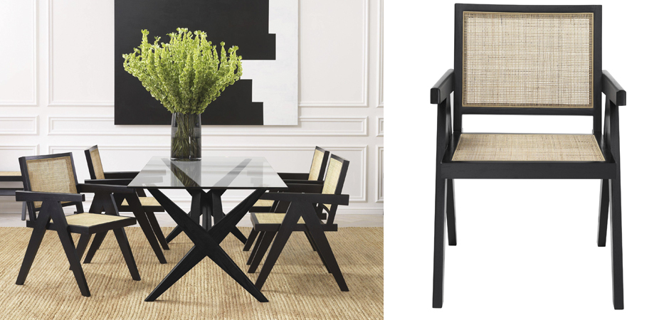 Стул Eichholtz Dining Chair Aristide black Стул Eichholtz Dining Chair Aristide black - Loft-Concept в Челябинске