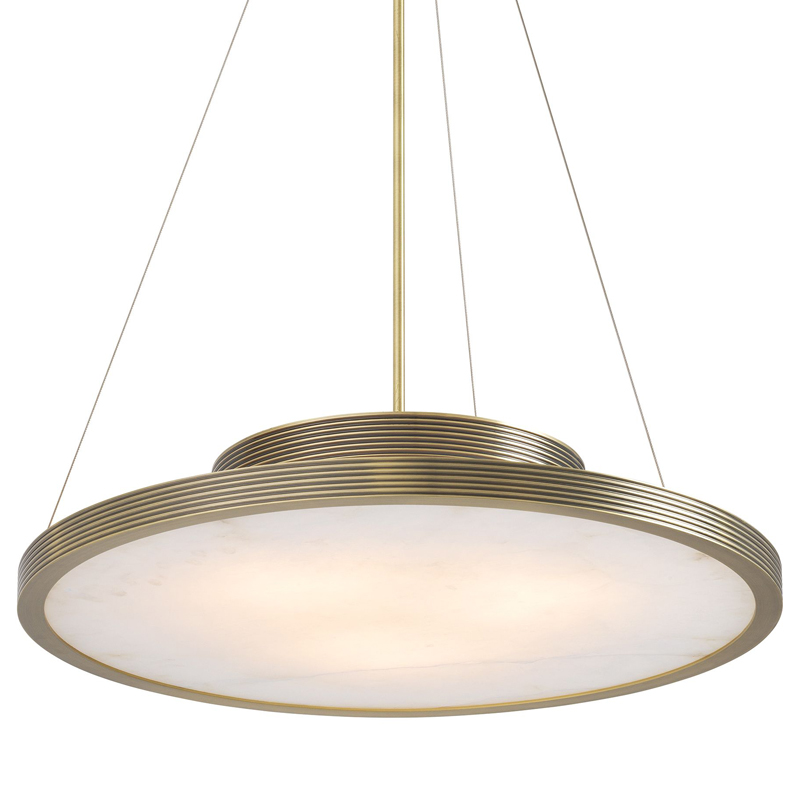 Люстра Eichholtz Chandelier Pullman Латунь Белый Люстра Eichholtz Chandelier Pullman Латунь Белый в Челябинске | Loft Concept