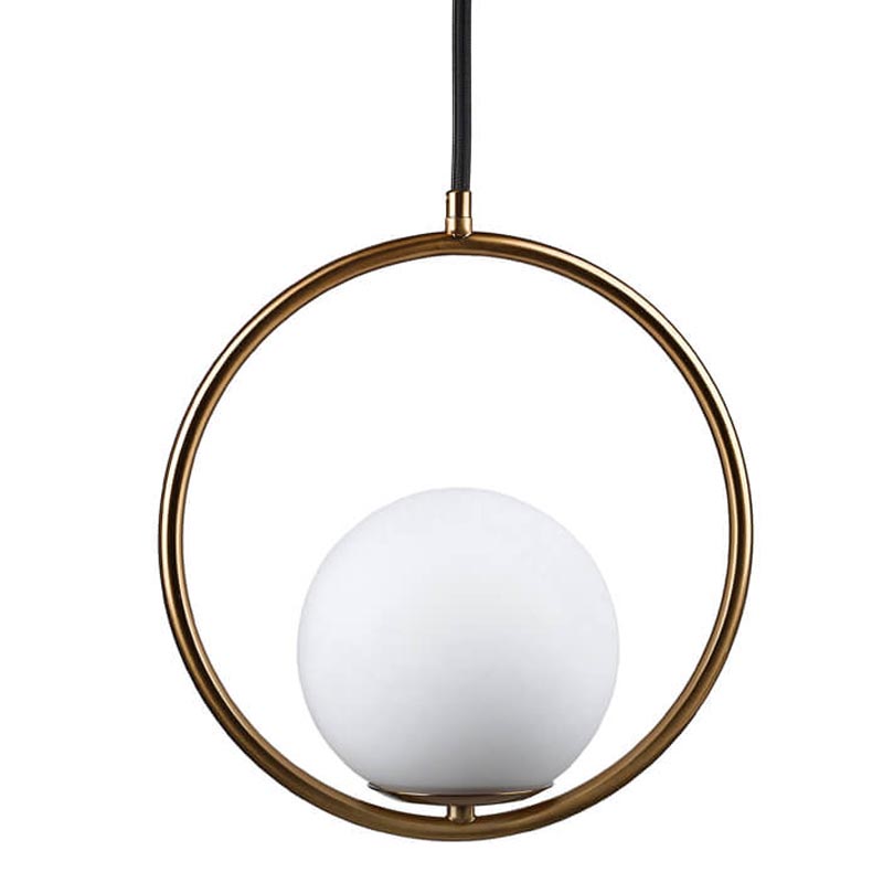 Подвесной светильник B.LUX C Ball circle copper Белый Медь Подвесной светильник B.LUX C Ball circle copper Белый Медь в Челябинске | Loft Concept