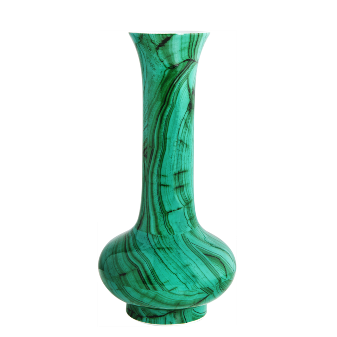 Ваза Malachite Vase vanessa Малахит Ваза Malachite Vase vanessa Малахит в Челябинске | Loft Concept